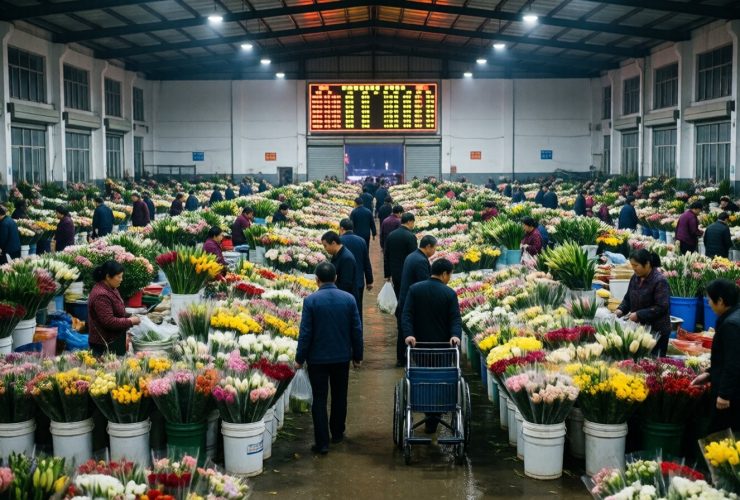 Kunming's Dounan: How Asia's Flower Hub Trades Millions Before Dawn