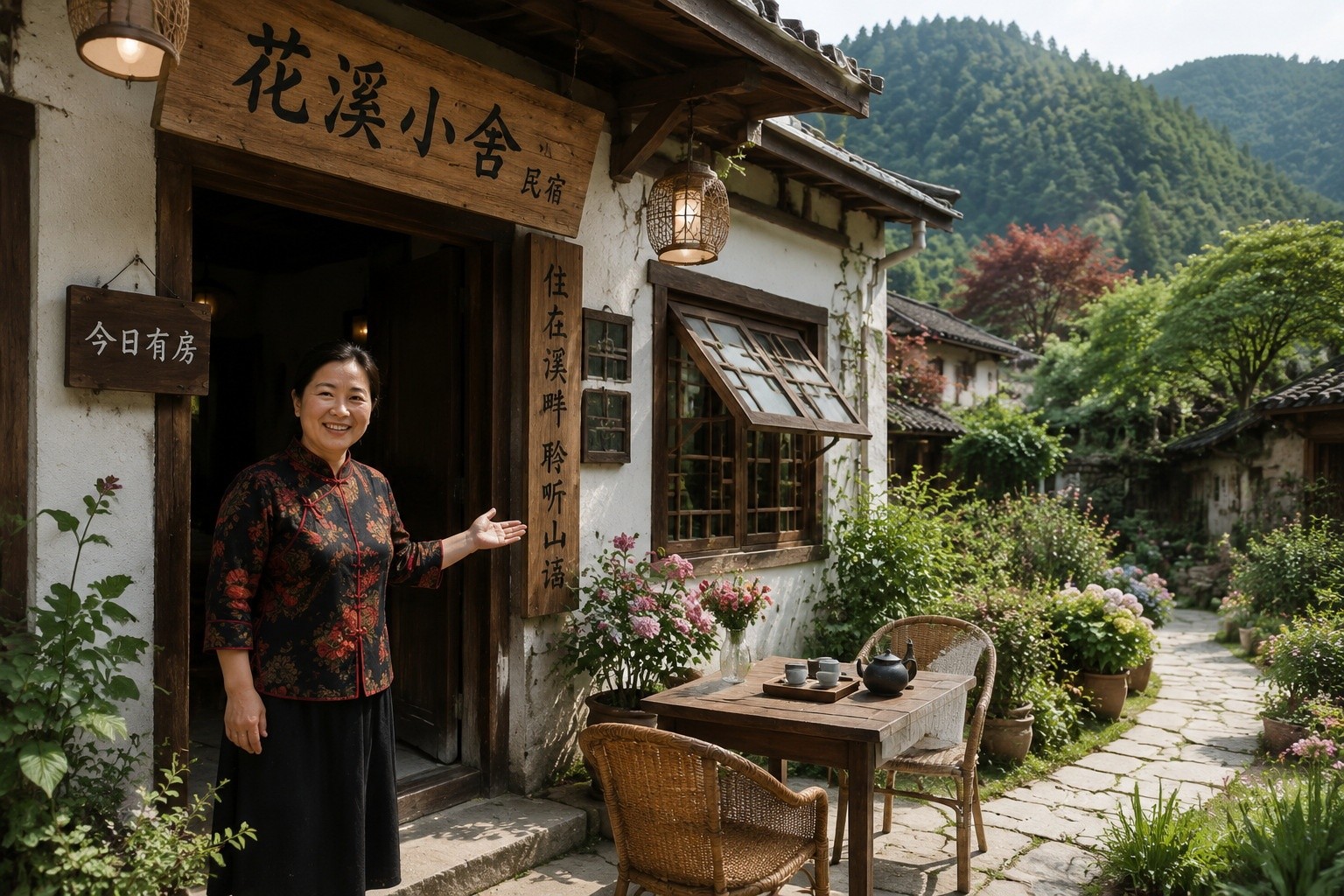 A family-run homestay in Guiyang's Huaxi district, where locals rent rooms to summer tourists