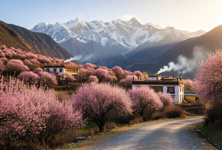 Peach Blossom Economy: How a Remote Tibetan Town Blooms with Tourists