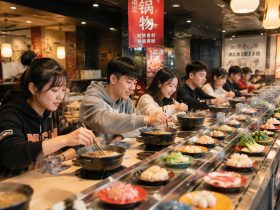 How Conveyor-Belt Hot Pot Is Making Solo Dining a Social Event in China