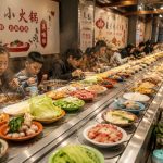 I Ate a Full Table of Fresh Ingredients for $5 at a Conveyor-Belt Hot Pot Joint