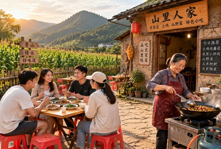 Exploring a 'Nongjiale': Where City Dwellers Hunt for Authentic Countryside Food 21 Exploring a 'Nongjiale': Where City Dwellers Hunt for Authentic Countryside Food
