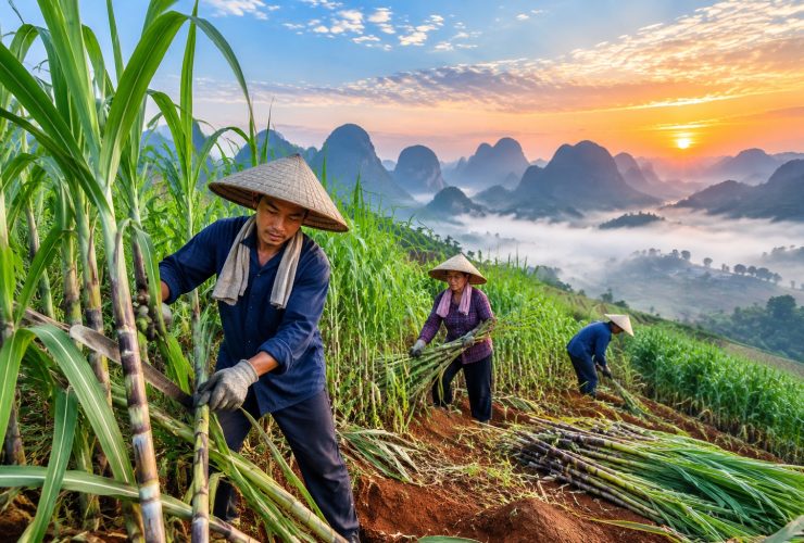 The Sugarcane World of Guangxi: Producing 60% of China's Sugar