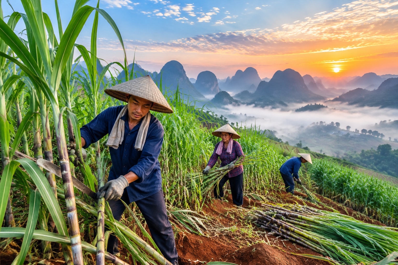 The Sugarcane World of Guangxi: Producing 60% of China's Sugar