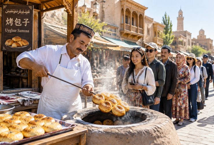 A Xinjiang Samosa Vendor's Secret: Selling a Thousand a Day 21 A Xinjiang Samosa Vendor's Secret: Selling a Thousand a Day