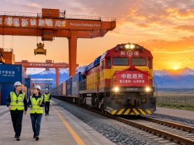 Horgos Port in Xinjiang: Young People on the China-Europe Freight Train