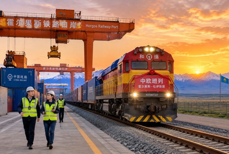 Horgos Port in Xinjiang: Young People on the China-Europe Freight Train