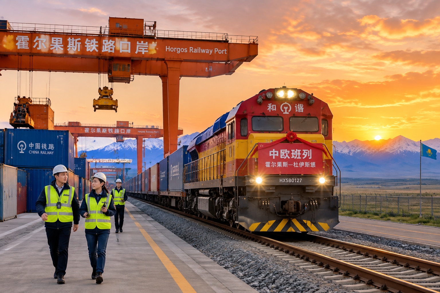 Horgos Port in Xinjiang: Young People on the China-Europe Freight Train