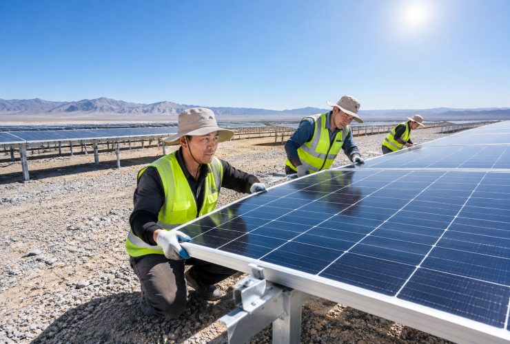 Installing Solar Arrays in Xinjiang: Getting Paid to Sunbathe in the Gobi