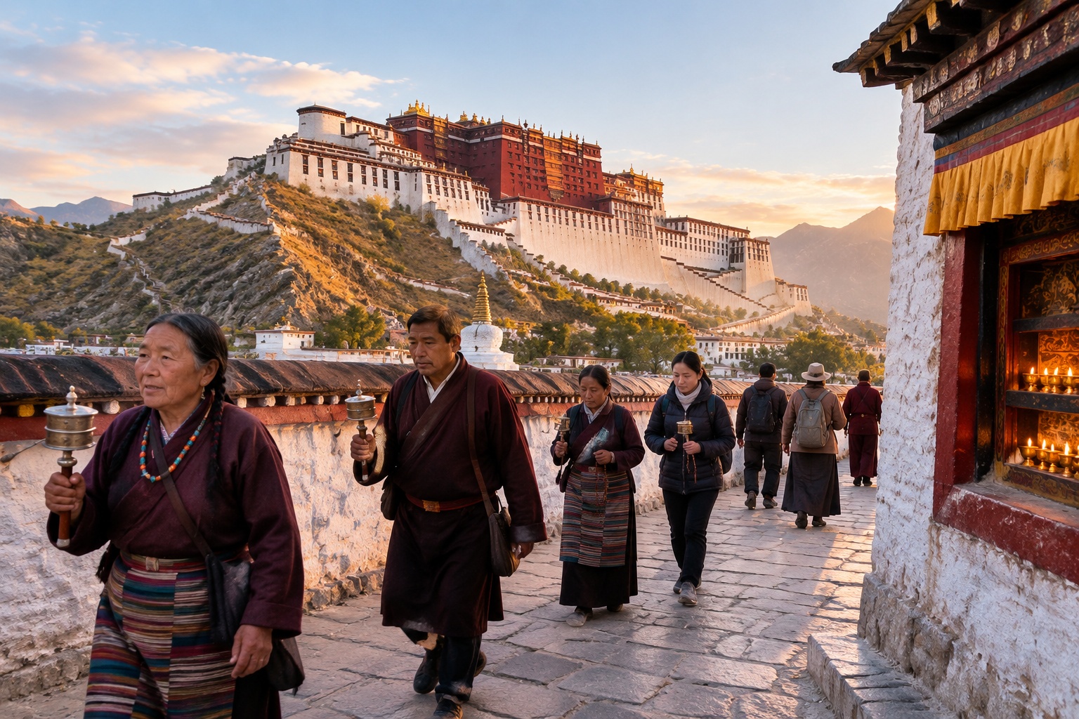 The Roof of the World: A Spiritual Route to the Potala Palace and Beyond