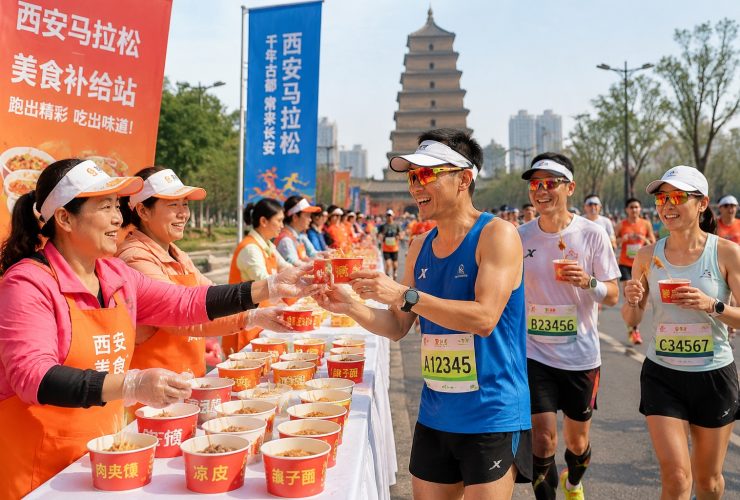 What Do Marathon Runners Eat in China? Local Feasts at Aid Stations