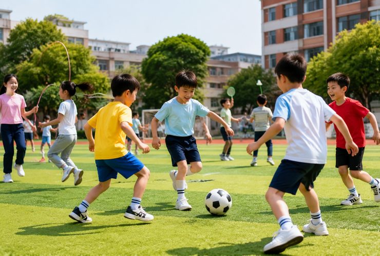 What Do Chinese Elementary Students Actually Do in PE Class?