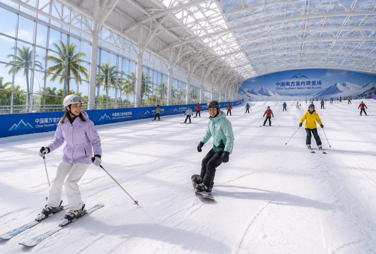 Skiing South: How Shenzheners Get Their Slopes Without the Snow