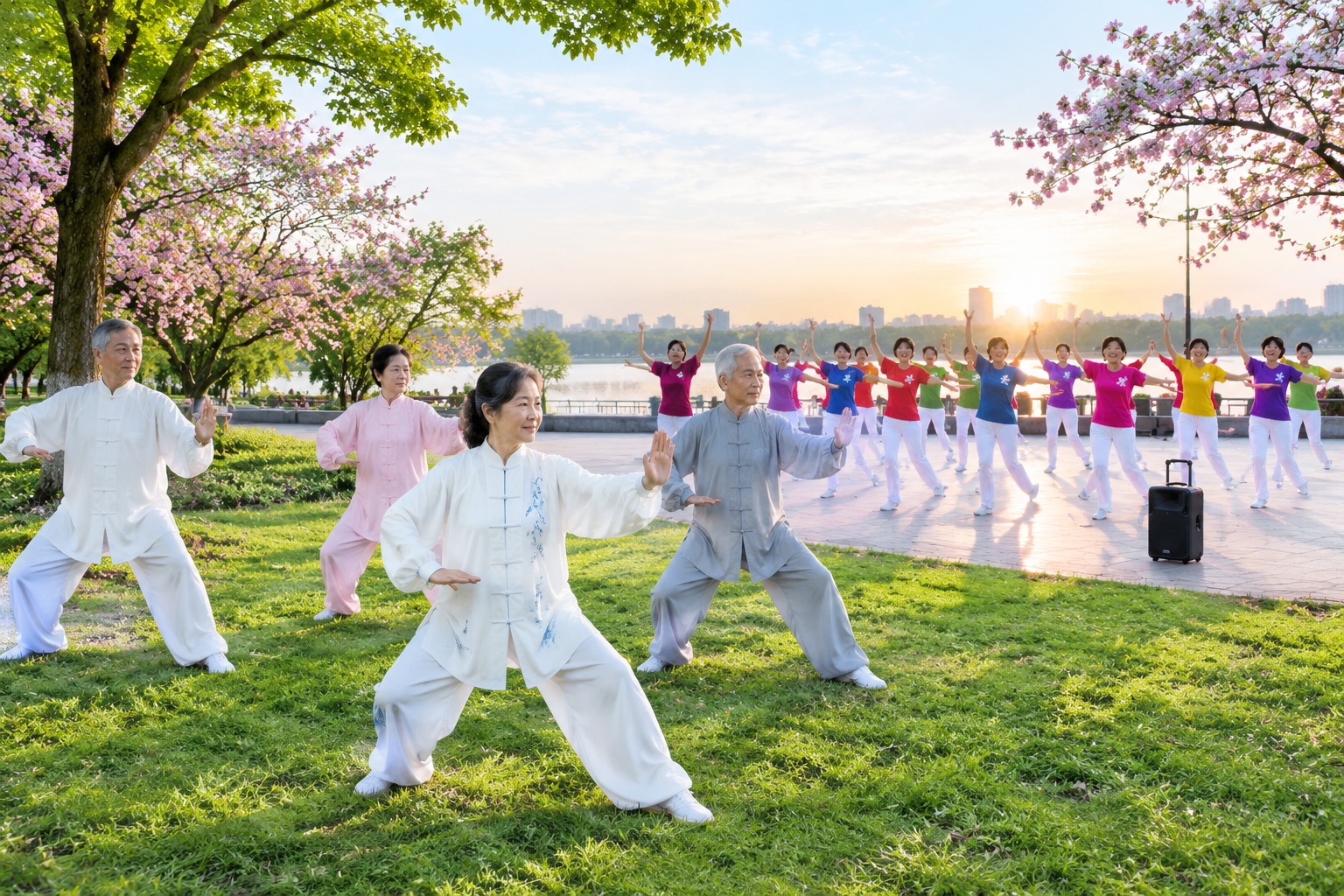 Tai Chi vs. Square Dance: Morning Rivals in China's Parks
