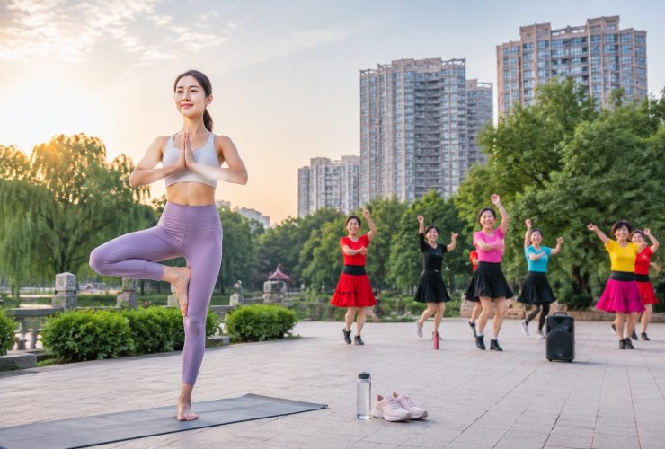 Park Yoga vs. Square Dance: A Cross-Cultural Look at Middle-Class Workouts