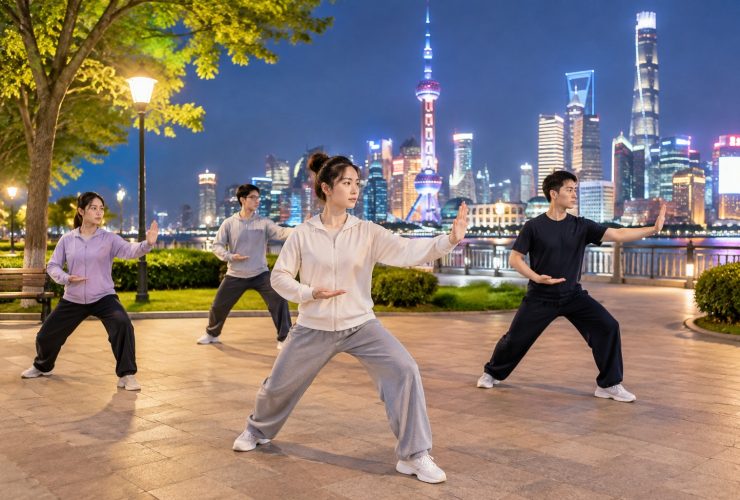 Tai Chi Isn't Just for Seniors: Why Shanghai Office Workers Practice in Parks at Night