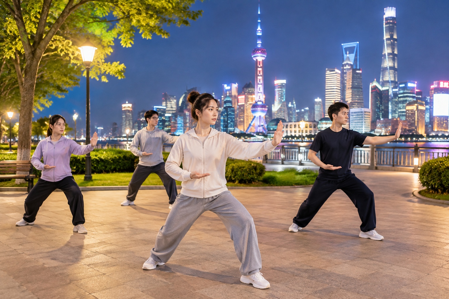Tai Chi Isn't Just for Seniors: Why Shanghai Office Workers Practice in Parks at Night 19 Tai Chi Isn't Just for Seniors: Why Shanghai Office Workers Practice in Parks at Night