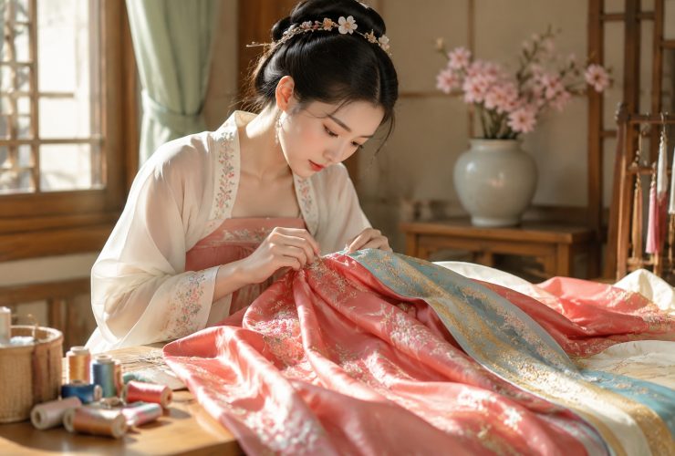 Behind the Price of a Hanfu: The Made-in-China Chain from Fabric to Embroidery