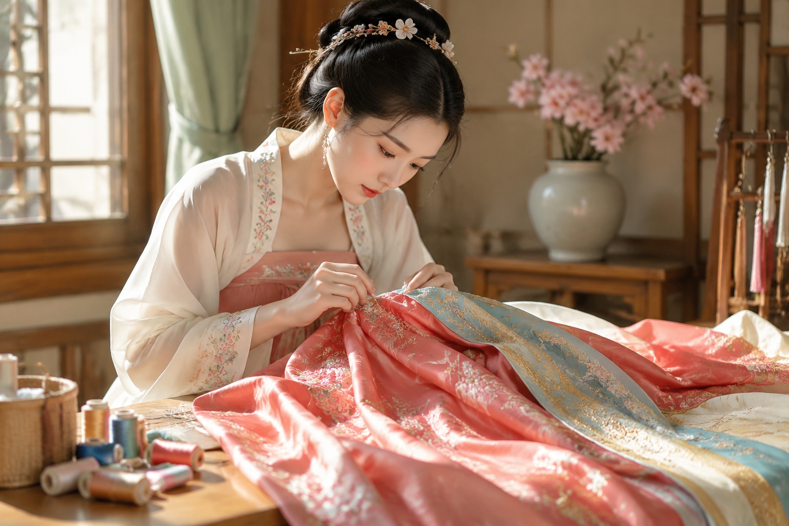 Behind the Price of a Hanfu: The Made-in-China Chain from Fabric to Embroidery