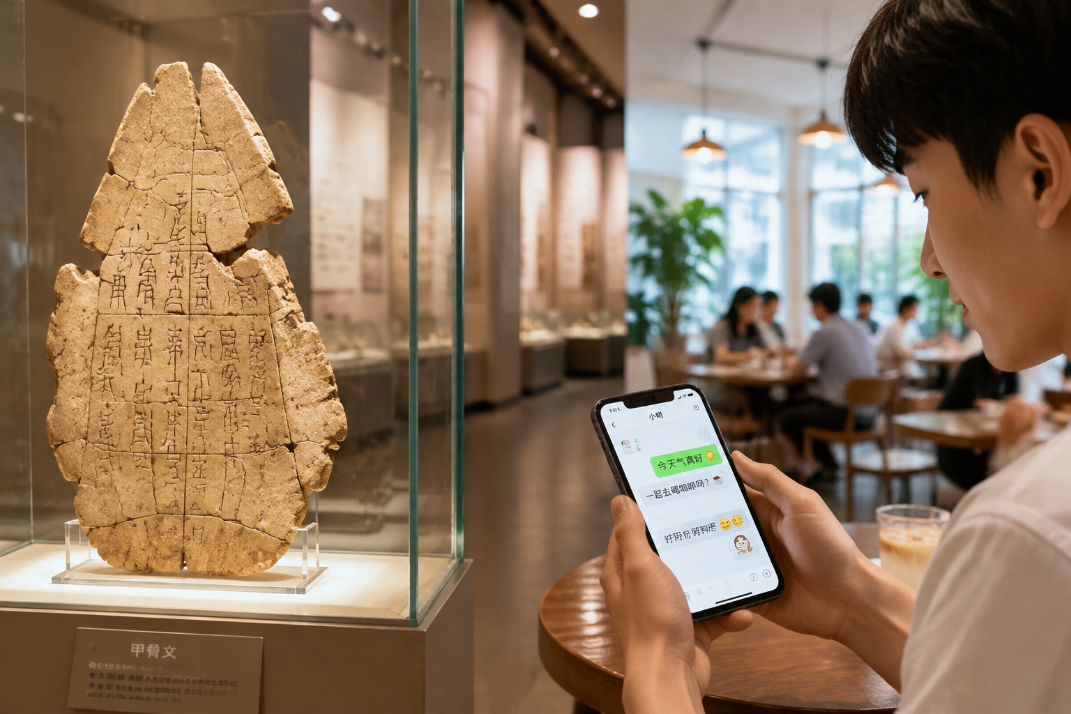 Chinese Characters: Visual Evolution from Oracle Bones to Emoji