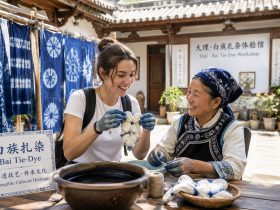 Why Are More Foreigners Coming to Dali, Yunnan to Study Bai Tie-Dye?
