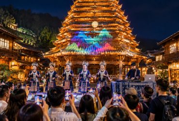In Zhaoxing, Guizhou: When Grand Chorus Meets Electronic Music, Young People Return to the Village