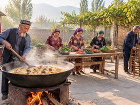A Uyghur Wedding in Ili: Pilaf, Kazakh Aytes, and Han Friends Lending a Hand