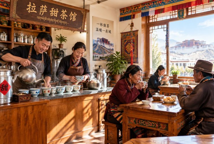 A Sichuan Couple Who Ran a Sweet Tea House in Lhasa for Ten Years: Speaking Tibetan, Drinking Tea, Making Friends