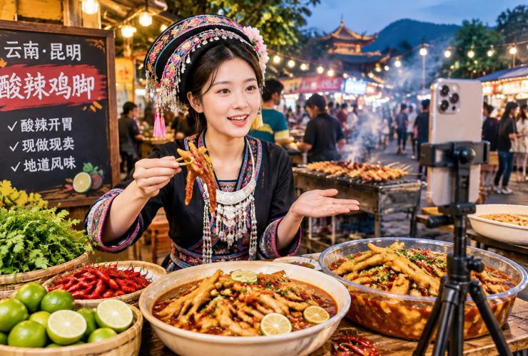 From a Dai Bamboo House in Xishuangbanna to Kunming Night Market: A Dai Streamer's Sour-and-Spicy Life