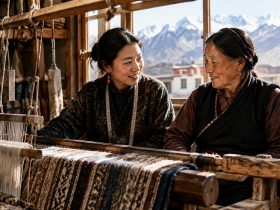 From Tibet to Paris: How a Tibetan Fashion Designer Took Pulu Fabric to the International Runway