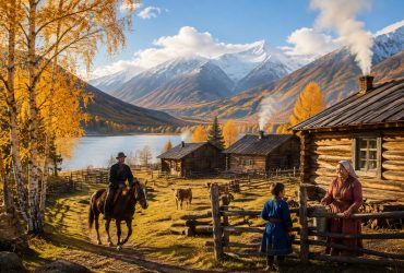 In a Tuvan Village by Kanas Lake, Xinjiang: Guesthouses Have Wi-Fi, and Walls Are Decorated with Hunting-Era Animal Skins