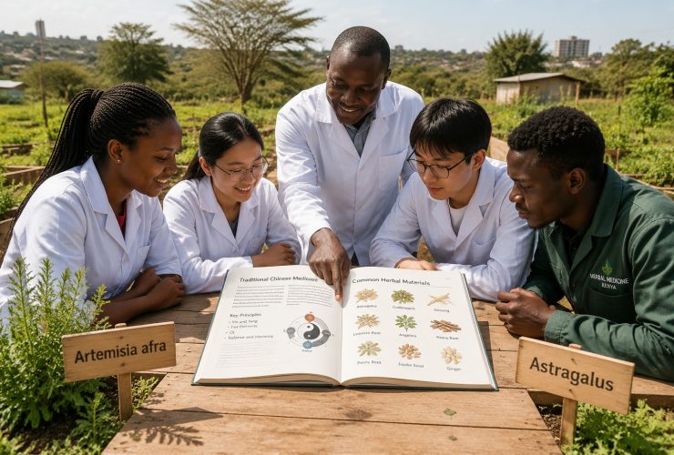 TCM in Africa: English Textbooks and Medicinal Herb Gardens
