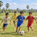 A Chinese-Built Soccer Field: Children's Games in Cambodia