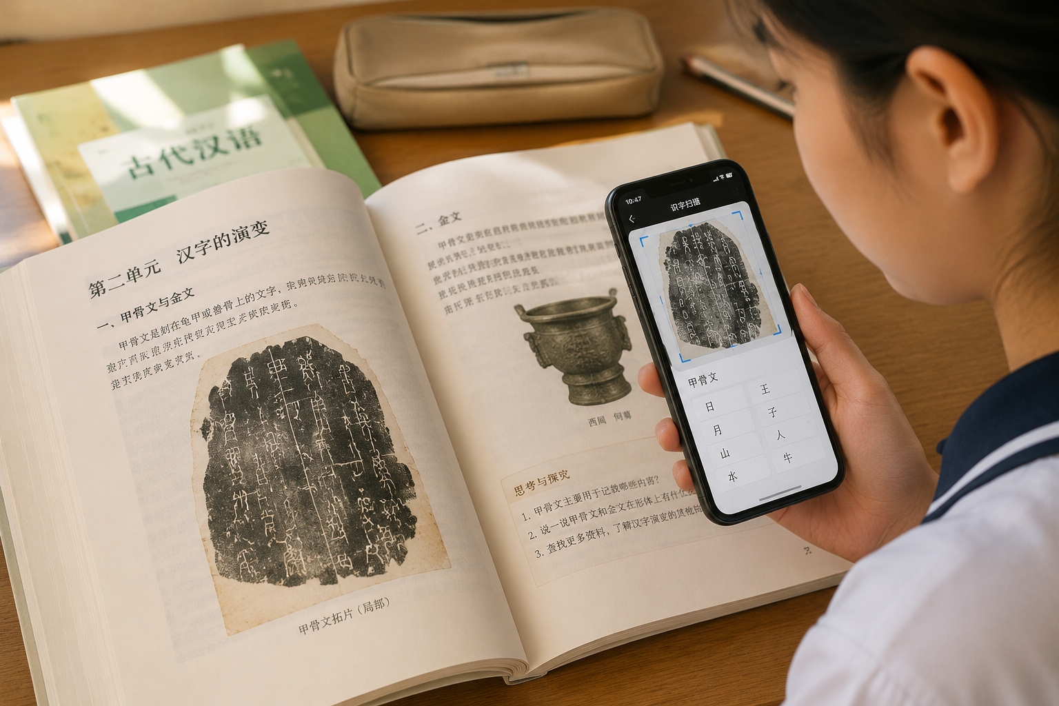Chinese Textbooks at Confucius Institutes: From Oracle Bones to Smartphones