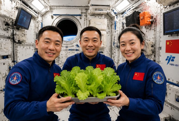 Space Gardening: How Chinese Astronauts Grow Fresh Vegetables on Tiangong