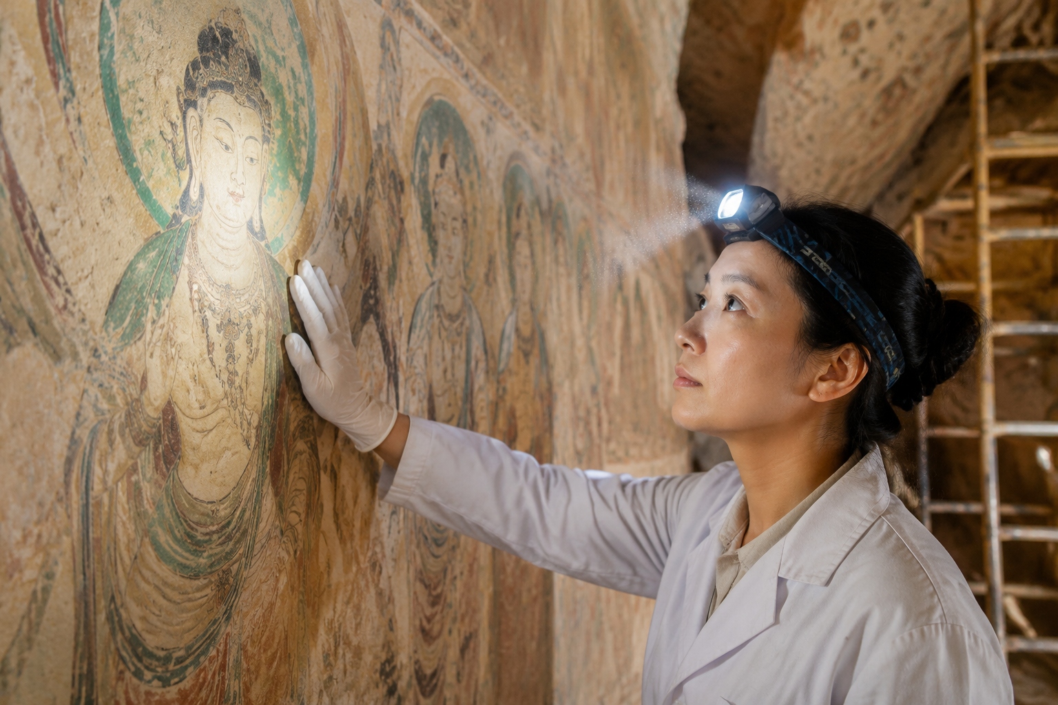 Female Researchers Restoring Murals in Dunhuang: How Their Hands Gently Reverse Time