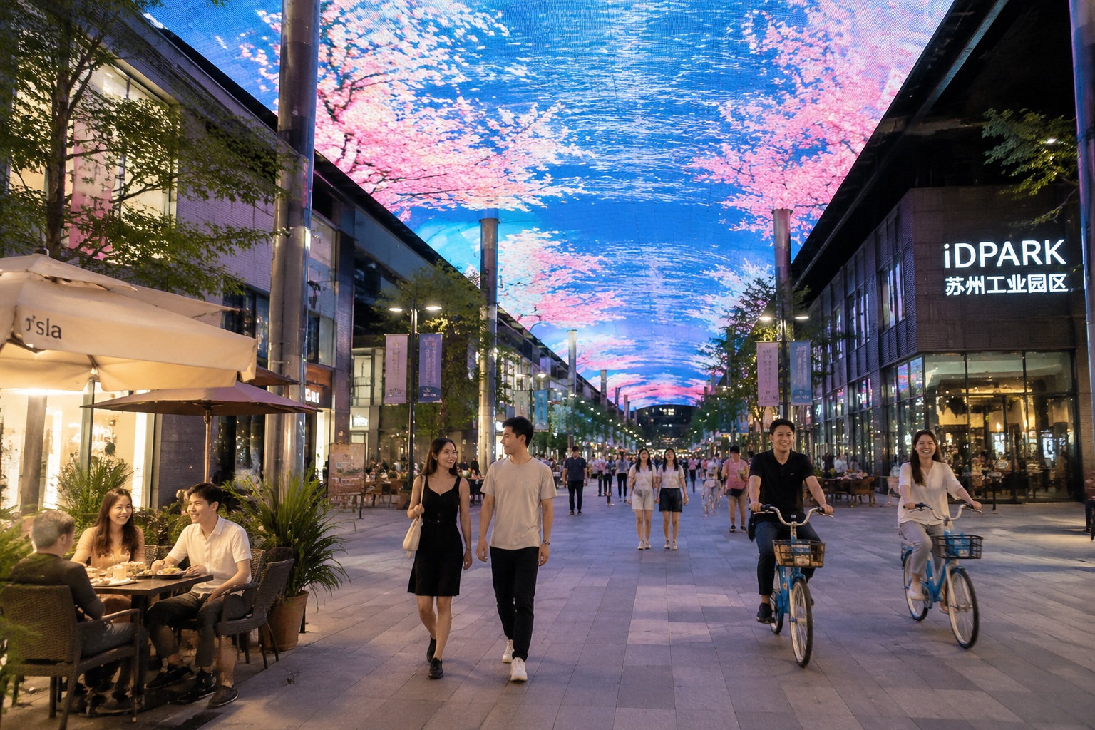 80,000 Screens: Walking Under Suzhou’s World-Biggest LED Canopy