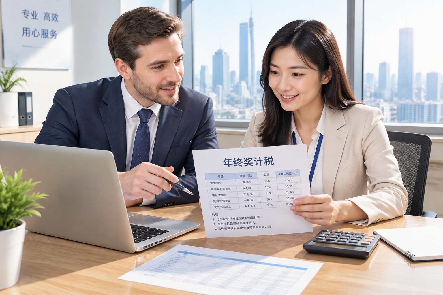 Year-End Bonus Tax for Foreign Employees: Separate or Consolidated Filing?