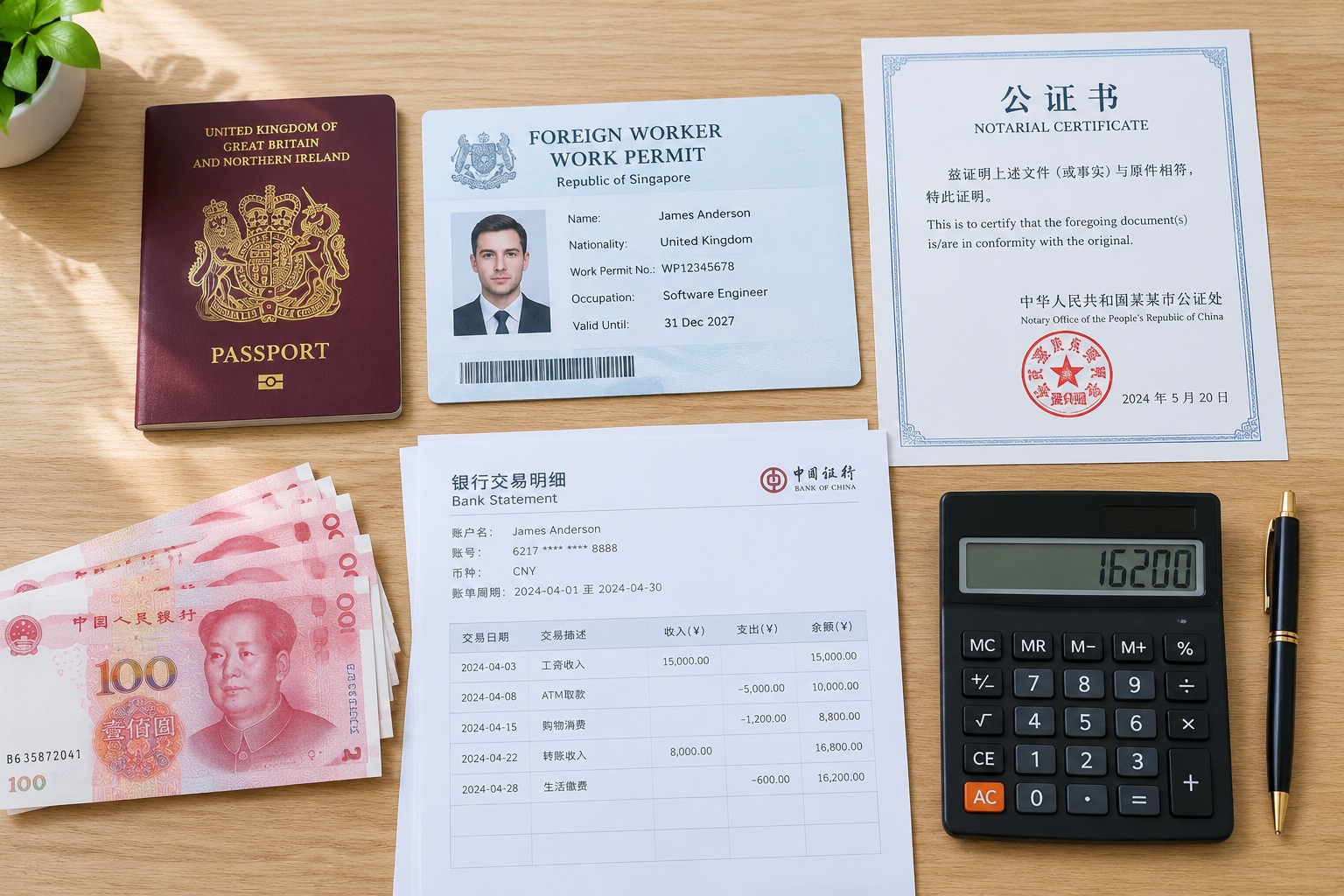 Buying a Home in China with a Mortgage: Which Banks Accept Foreign Nationals and What Are the Rates? 24 Passport, notarised salary certificate and bank statements prepared for China mortgage application