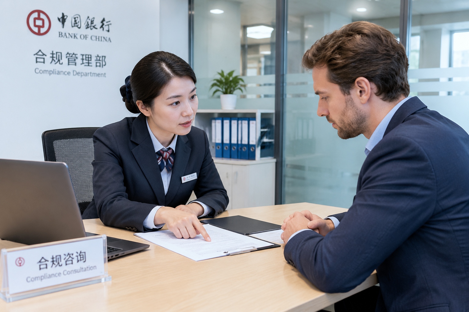 Bank compliance interview with foreign employee about salary remittance transaction