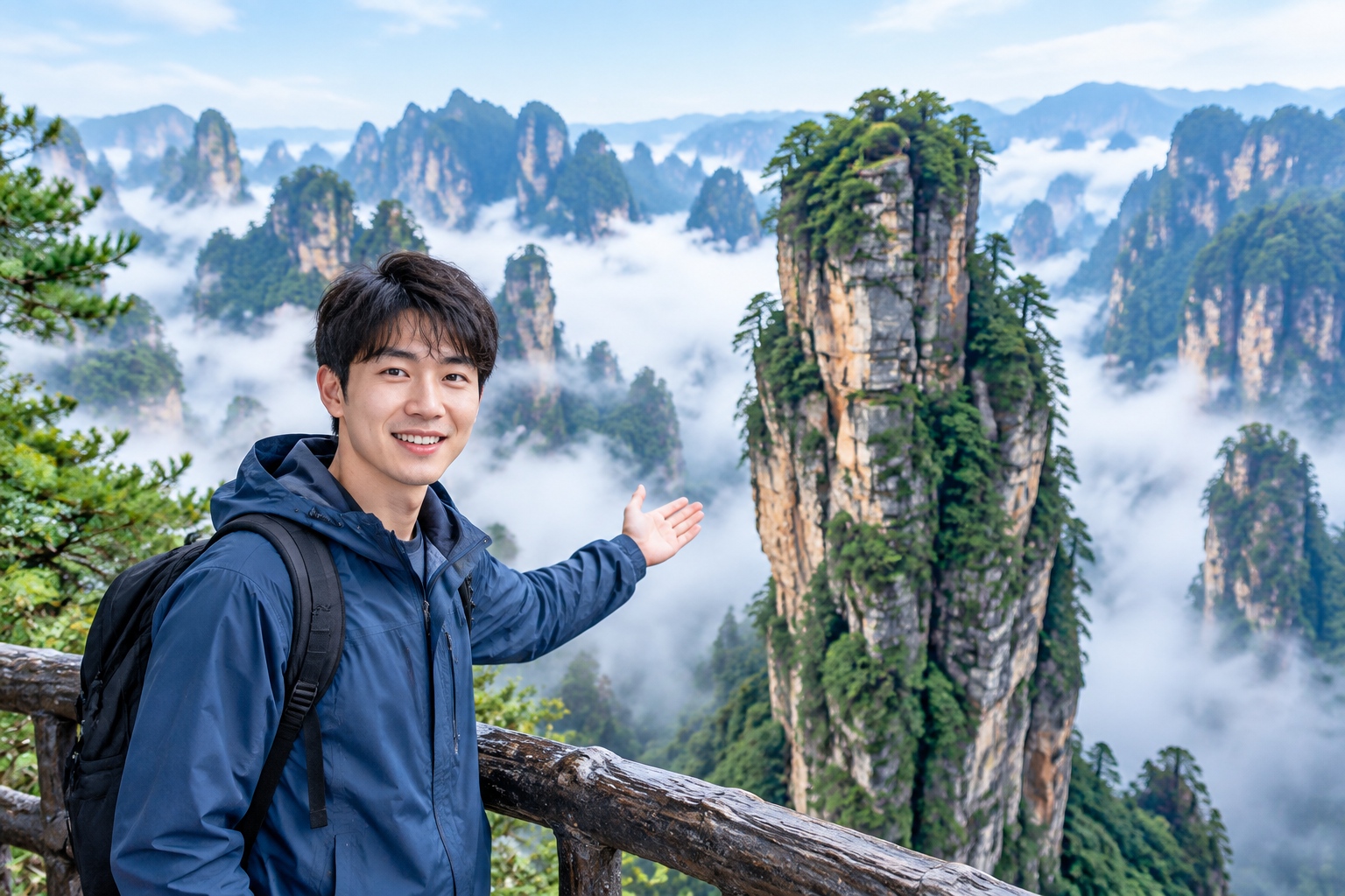 Inside Zhangjiajie: What the Avatar Mountains Mean to Local Youth 23 Avatar Hallelujah Mountain in Zhangjiajie rising through white clouds