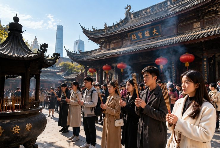 Why Are the Most Fashionable Chinese Youths Flocking to Thousand-Year-Old Temples to Burn Incense?