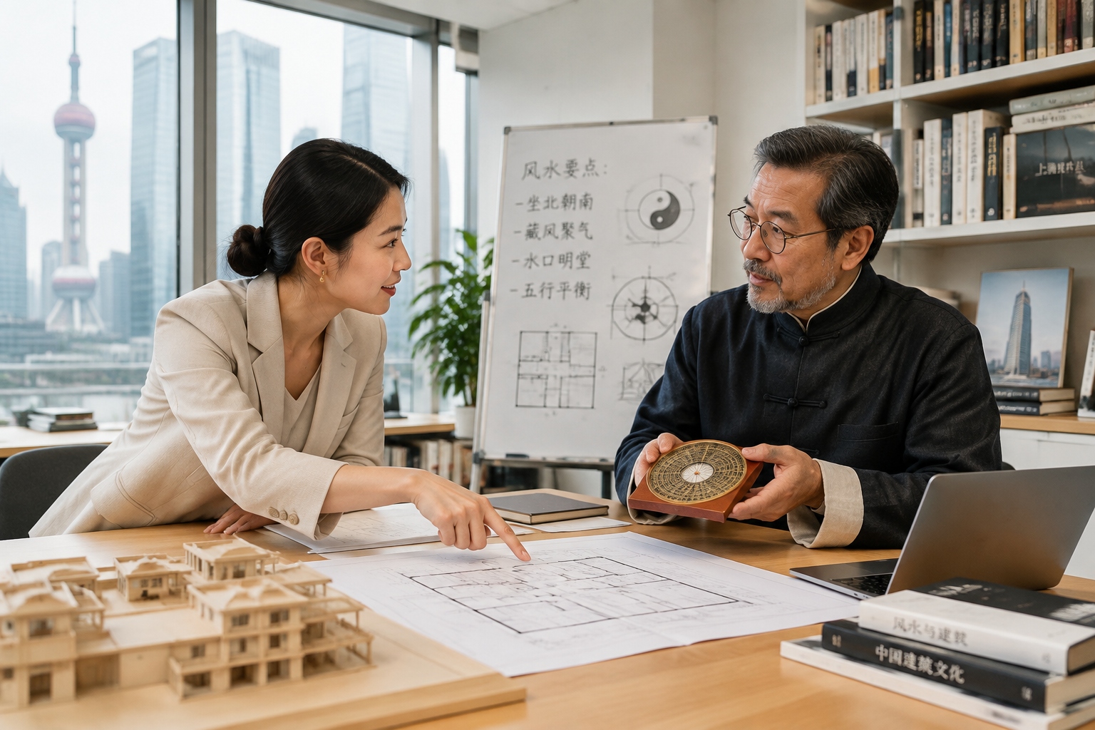 A Dialogue Between a Feng Shui Master and an Architect: How to Build a 'Lucky' House?