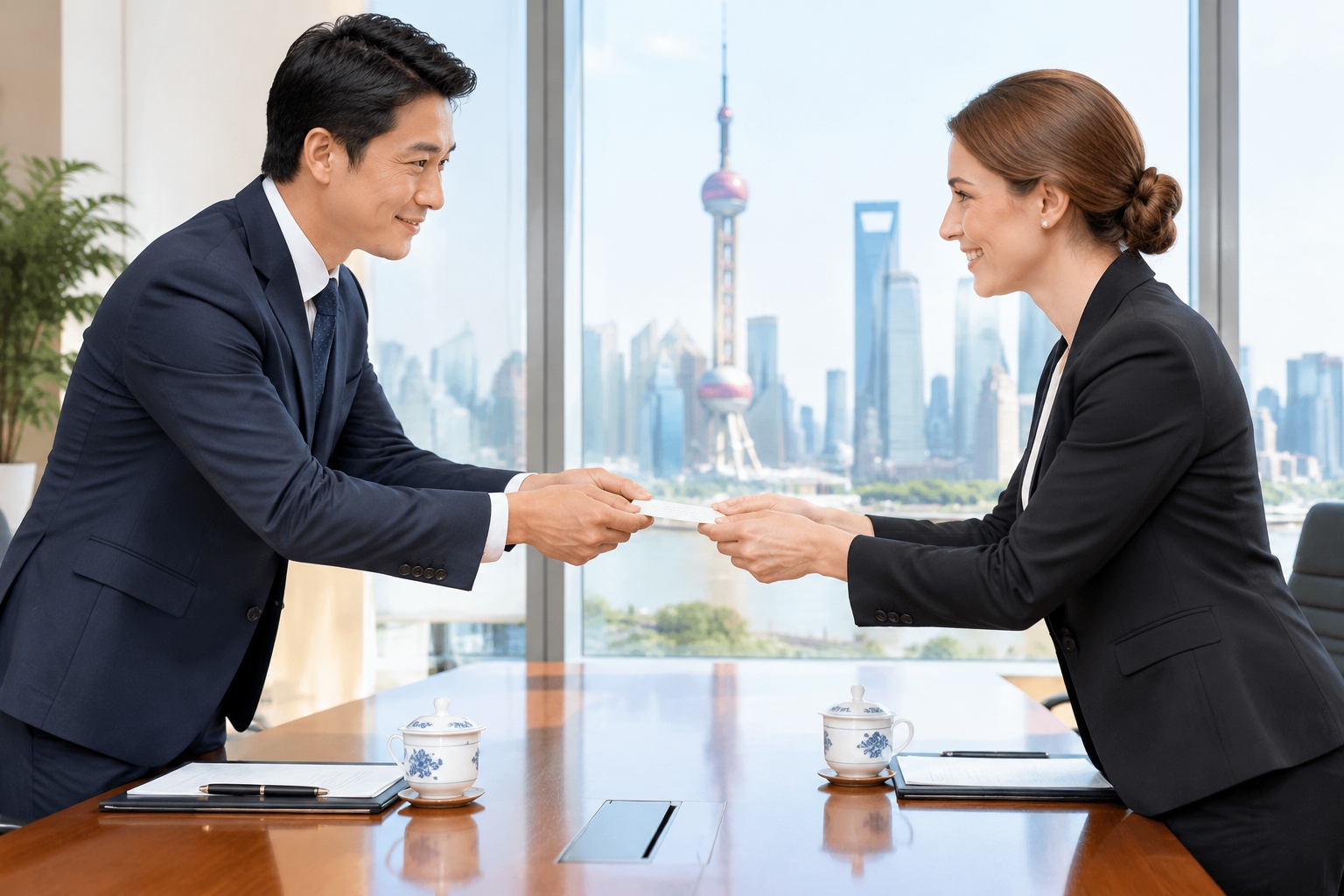 How to Exchange Business Cards in China: The Ritual That Still Matters
