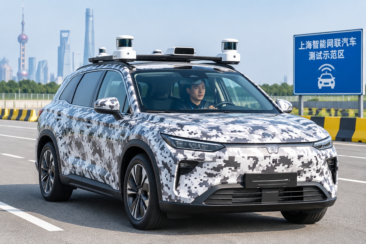 The Rise of China's EV Industry: What Foreign Suppliers and Partners Need to Know 24 Engineers testing a Chinese electric SUV equipped with autonomous driving sensors