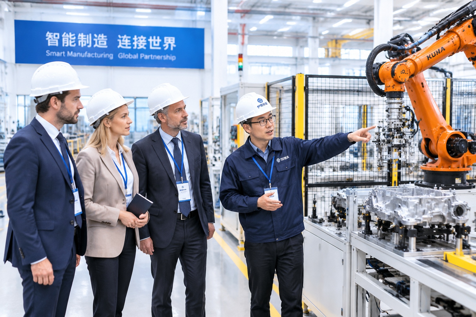 China's Visa-Free Transit Policy 2027: A Complete Guide for Business Travelers 23 Business travelers using visa-free transit in China visit a factory in Ningbo for negotiation