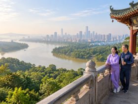Nanning: Longxiang Pagoda and the Convention Center – Two Views of a Southern City