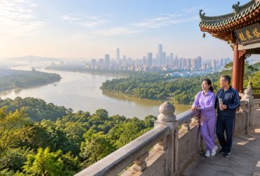 Nanning: Longxiang Pagoda and the Convention Center – Two Views of a Southern City