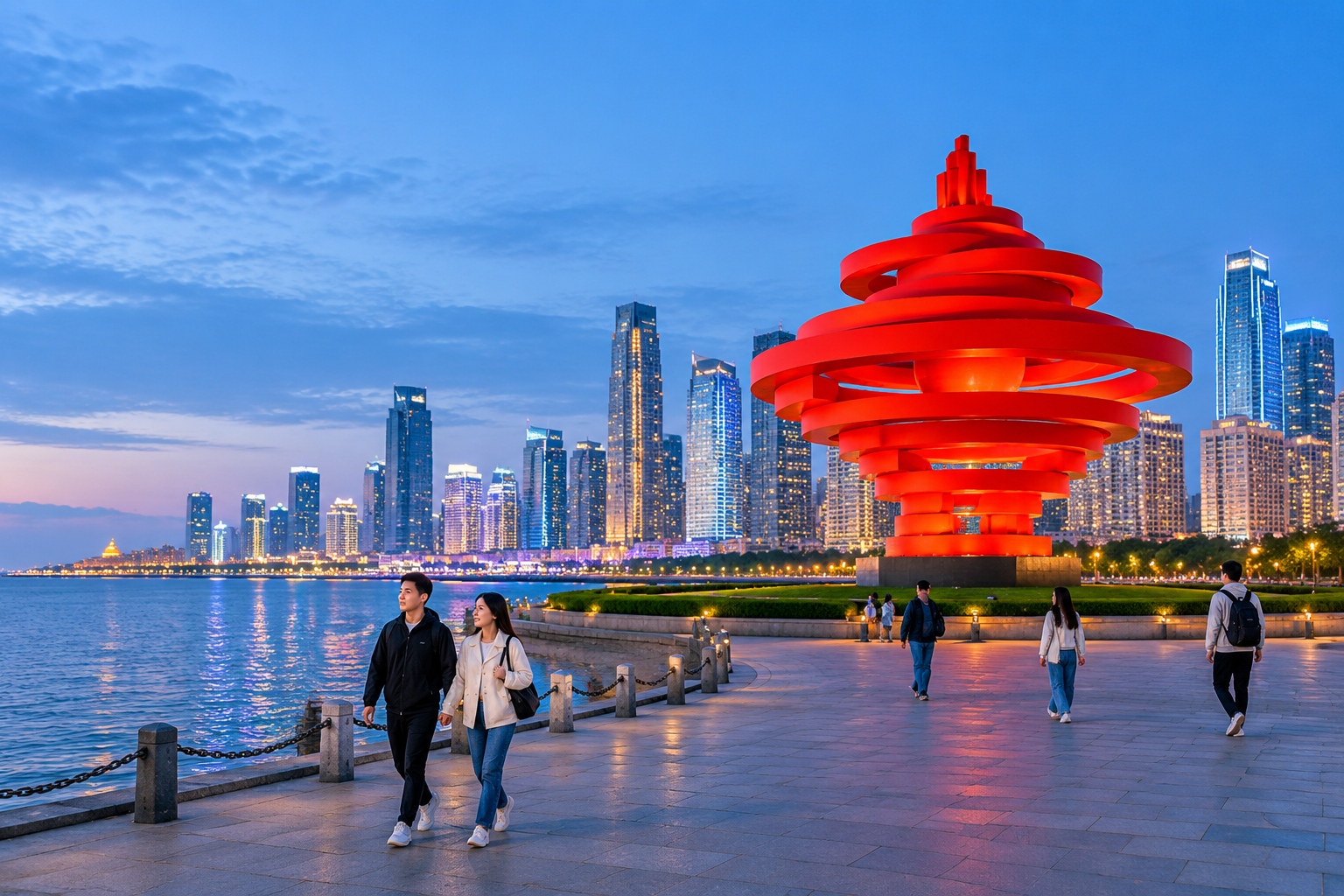 Qingdao's May Fourth Square and the Wind of May: History, Landmark, and Daily Life by the Sea