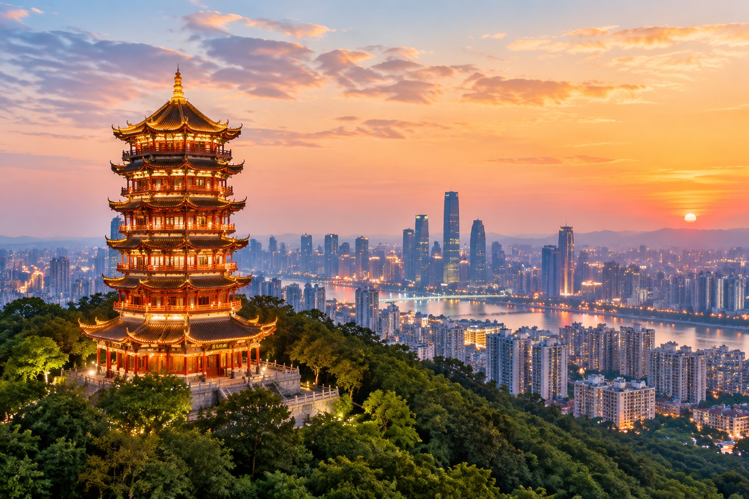 More Than One Landmark: How Chinese Cities Balance Old and New